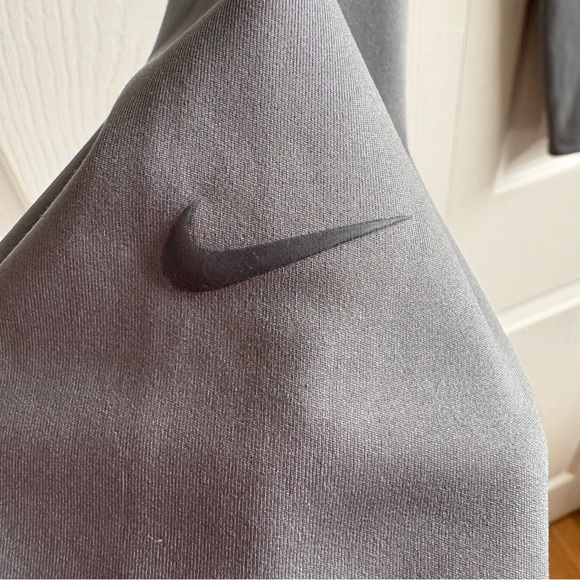 Nike Peloton Dri-Fit S Athletic Cycling Yoga‎ Running Leggings Gray Logo Ankle - Picture 4 of 8